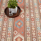 Dash & Albert Canyon Natural Machine Washable Rug, 5 X 8 Feet, Natural Geometric Pattern - Premium Luxury Hotel Quality Soft Breathable Hypoallergenic Machine Washable Easy Care All Season