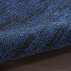 Nourison Home Nourison Essentials Midnight Blue 4' x 6' Area Rug - Easy Clean, Non Shedding, Bed Room, Living Room, Dining Room, Kitchen (4' x 6')