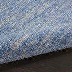 Nourison Home Nourison Essentials Blue Grey 8' x 10' Area Rug - Easy Clean, Non Shedding, Bed Room, Living Room, Dining Room, Kitchen (8' x 10')