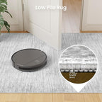 Valenrug Washable Rugs 8x10 - Non Slip 8x10 Area Rugs for Living Room, Stain Resistant Area Rugs for Bedroom, Foldable Machine Washable Area Rug(8'x10', Grey)