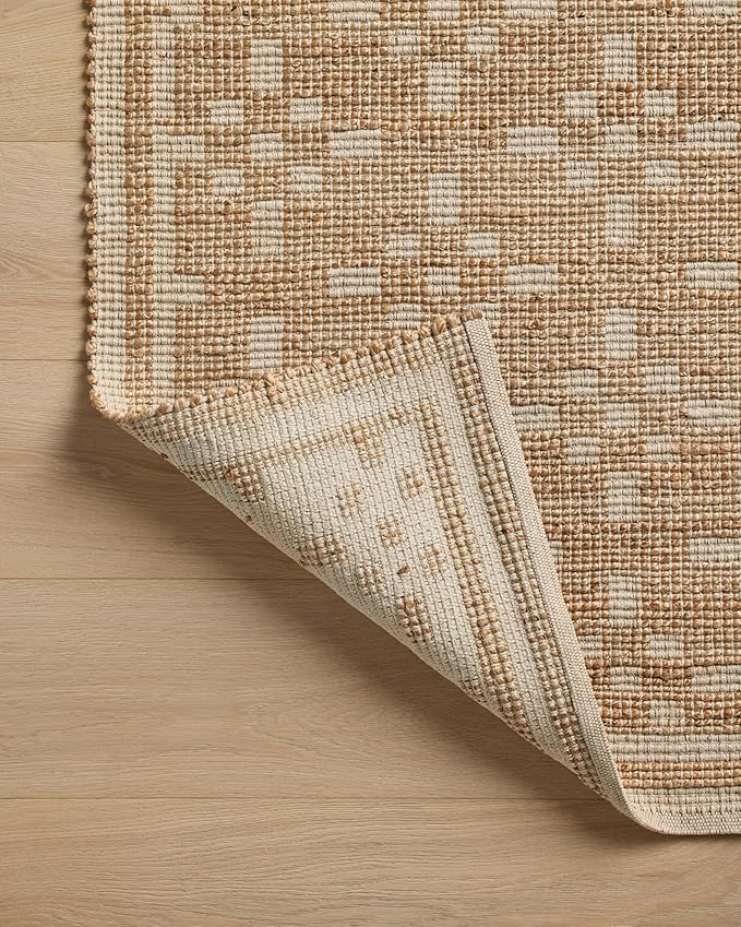 Loloi Chris Loves Julia Judy Collection JUD-07 Natural/Ivory 7'-9" x 9'-9" Area Rug