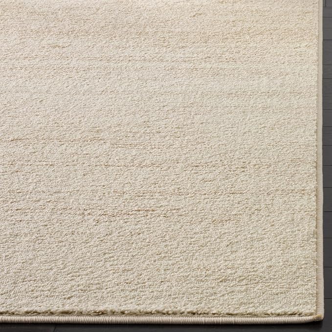SAFAVIEH Adirondack Collection Area Rug - 6' Square, Champagne & Cream, Modern Ombre Design, Non Shedding & Easy to Clean, Ideal for Living Room, Bedroom, Office, Dining Space (ADR113W)