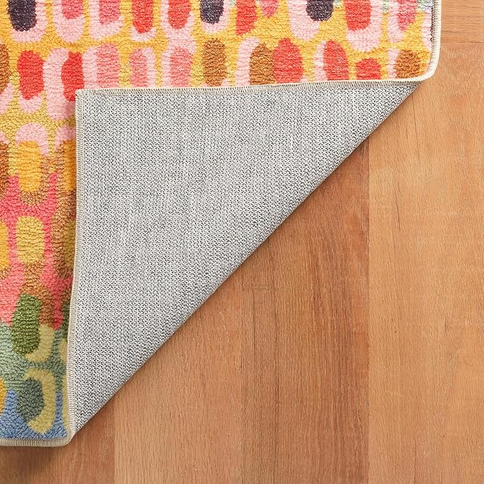 Dash & Albert Paint Chip Multi Machine Washable Rug, 9.5 X 13.5 Feet, Multicolored Geometric Pattern