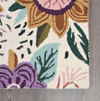 Hand-Tufted Floral Area Rug - Colorful Garden Design with Beautiful Flower Patterns - Modern Style Premium Carpet for Living Room & Bedroom or Kitchen (9.6'x14')