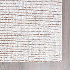 Hand-Tufted 100% Wool Pile Area Rug – Geometric Textured Grid Check Pattern – Thick and Durable Floor Carpet for Bedroom, Living Room, Kids Room, and Dining Area (Light Brown, 5' Round)
