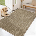 COSY HOMEER-Dirt-Trapper-Door-Mat 32"x48" Non-Slip Entryway Rugs Washable Welcome Mat Absorbent Entrance Mats Low Pile Dog Door Mats for Front Back Doomats and Wet Shoes,Taupe