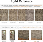 9x12 Brown Area Rug for Living Room Bedroom Neutral Vintage Soft Non Slip Rug Low Pile Distressed Large Carpet for Dining Room Nursery Office Indoor