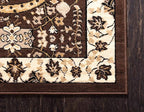 Unique Loom Espahan Collection Area Rug - Cape Cod (7' 1" x 10' Rectangle, Brown/ Beige)
