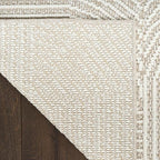 Nourison Home Textured Home Beige Ivory 3'11" x 5'11" Area Rug - Easy Clean, Non Shedding, Bed Room, Living Room, Dining Room, Kitchen (4' x 6')
