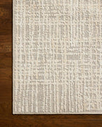 Loloi Amber Lewis Bexley Collection BEX-07 Natural/Dove 2'-7" x 10'-0" Runner Rug Neutral, Textured, Living, Bedroom, Dining, Carpet