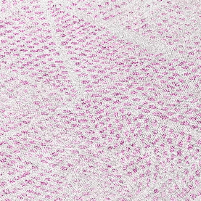 Addison Rugs Chantille ACN591 Pink 10' x 14' Indoor Outdoor Area Rug, Easy Clean, Machine Washable, Non Shedding, Bedroom, Living Room, Dining Room, Kitchen, Patio Rug