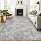 8x10 Area Rugs Living Room: Washable Large Abstract Neutral Modern Soft Rugs Stain Resistant Indoor Floor Non-Slip Accent Carpet for Bedroom Nursery Playroom Office Dining Room Home Decor- Greige