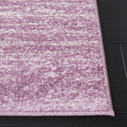 SAFAVIEH Adirondack Collection Area Rug - 8' Square, Cream & Purple, Modern Ombre Design, Non Shedding & Easy to Clean, Ideal for Living Room, Bedroom, Office, Dining Space (ADR113L)