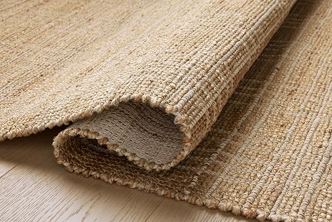 Loloi Chris Loves Julia Judy Collection JUD-01 Natural/Cream 7'-9" x 9'-9" Area Rug