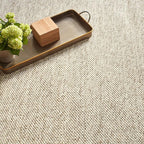 Dash & Albert Loggia Natural Handwoven Wool Rug, 5 X 8 Feet, Natural Solid Pattern - Premium Luxury Hotel Quality Soft Breathable Hypoallergenic Machine Washable Easy Care All Season Comfortable