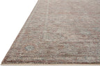 Loloi Magnolia Home by Joanna Gaines Millie Collection MIE-04 Brick/Fog 11'-6" x 15'-7", .25" Pile Height, Area Rug