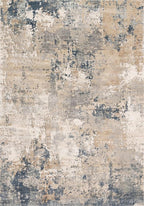 Loloi Teagan Collection TEA-06 Sand/Mist 3'-4" x 5'-7" Accent Rug, Large, Soft Neutral Rug, High-Traffic for Living Room, Bedroom, Home Office, Dining Area