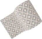 Well Woven Custom Size Hallway Stair Runner - Choose Your Length - Ainsley Grey Diamond Trellis Geometric Tribal - 31 Inches Wide x 60 Feet Long Runner (31" x 60' Runner) Rug