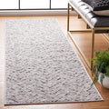 SAFAVIEH Adirondack Collection Runner Rug - 2'6" x 10', Ivory & Charcoal, Chevron Design, Non-Shedding & Easy Care, Ideal for High Traffic Areas in Living Room, Bedroom (ADR104N)
