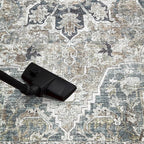 Keen Home Design 5x7 Rug - Machine Washable Area Rug with Non-Slip Backing, Ideal for Living Room, Dining Room, Bedroom - Vintage, Easy Clean, Durable, Low Pile - (5' x 7')