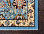 Unique Loom Espahan Collection Area Rug - Cape Cod (2' 2" x 8' 2" Runner, Blue/ Black)