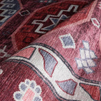 Fame Rugs Turkish Rug. Washable Vintage Oriental Antique Inspired Traditional Doormat Small Modern Area Rugs Luxury Entryway Entry Bedroom Bathroom Kitchen (378RR, 7'5 x 9'9)