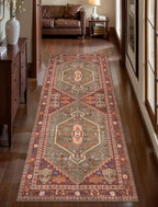 Ciicool Washable Non Slip Runner Rug, 2x6ft Hallway Rug Vintage Kitchen Carpet for Entrance Bedroom Bedside Living Room Kitchen Laundry Bathroom Decor