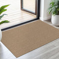 Small Braided Rugs 2x3 Ft Area Rugs for Entryway Washable Rug Non Slip Throw Rugs Cotton Woven Door Mat Indoor Entrance Front Door Rugs for Foyer Kitchen, Orange/Tan/Brown