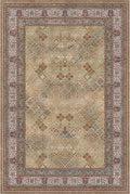 Kuden 3x5 Small Rug, Machine Washable, Non-Slip Backing, Vintage Style, Soft, Low Pile, Area Rugs for Entryway Kitchen Indoor Entrance