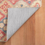 Dash & Albert Pali Multi Machine Washable Rug, 7.5 X 9.5 Feet, Multicolored/Oranges Geometric Pattern