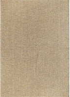 Easy Jute Rugs 4x6 Natural Color Living Room Indoor Outdoor Area Rug for Farmhouse Patio and Kitchen Rug High Traffic Washable Easy to Clean Solid Boho Woven Design Outside Carpet (4 x 6)