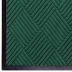 WaterHog Diamond-Pattern Commercial Grade Entrance Mat, Indoor/Outdoor Floor Mat 3' Length x 2' Width, Evergreen by M+A Matting