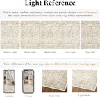 Light Brown Area Rug 10x12 Machine Washable Large Vintage Living Room Distressed Non Slip Carpet Traditional Indoor Bedroom Retro Floral Accent Throw Rug for Office Kitchen Dining Room