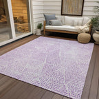 Addison Rugs Chantille ACN591 Purple 2'6" x 3'10" Indoor Outdoor Area Rug, Easy Clean, Machine Washable, Non Shedding, Bedroom, Living Room, Dining Room, Kitchen, Patio Rug