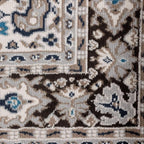 Home Dynamix Premium Sakarya Traditional Medallion Border Area Rug, Brown, 7'9"x10'8" , Rectangular