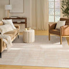 Nourison Nordic Taupe 8' x 10' Scandinavian Area Rug - Easy Cleaning, Non Shedding, Bed Room, Living Room, Dining Room, Kitchen (8' x 10')