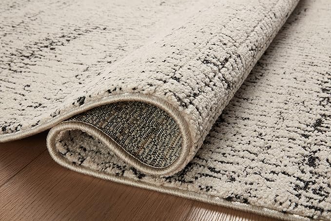 Loloi Darby Collection DAR-02 Oatmeal/Charcoal 2'-7" x 8'-0" Runner Rug