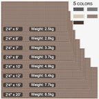 GOYLSER Kitchen Runner Rugs Non Skid Washable, 6ft Absorbent Jute Kitchen Rug Carpet, Braid Hallway Floor Sink Mat Non Slip, Light Brown
