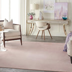 Nourison Home Nourison Essentials Pink 10' x 14' Area Rug - Easy Clean, Non Shedding, Bed Room, Living Room, Dining Room, Kitchen (10' x 14')