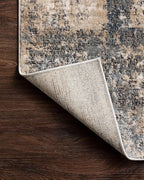 Loloi Teagan Collection TEA-08 Ivory/Mist 2'-8" x 10'-6" Runner Rug, Large, Soft Neutral Rug, High-Traffic for Living Room, Bedroom, Home Office, Dining Area