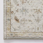 LUMI 5x8 Washable Area Rug for Living Room, Ultra Soft Traditional Vintage Rugs Non Slip with Rubber Backing, Low Profile, High Traffic, Stain Resistant Carpets, Ideal for Bedroom, Dining Room, Indoor