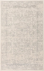 Unique Loom Isabella Collection Area Rug - Adjani (5' 1" x 8' Rectangle, White/ Blue)