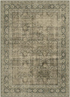 Vintage Area Rug 5x7 Light Brown Bedroom Indoor Kitchen Washable Living Room Carpet Tribal Distressed Retro Accent Throw Rug for Office Dining Room Bathroom Faux Wool