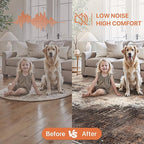 GENIMO Washable Area Rugs for Living Room, 6x9 Vintage Non Slip Rugs, Low Pile Lightweight Soft Print Rug for Bedroom, Dining Room, Home Office, Brown Orange
