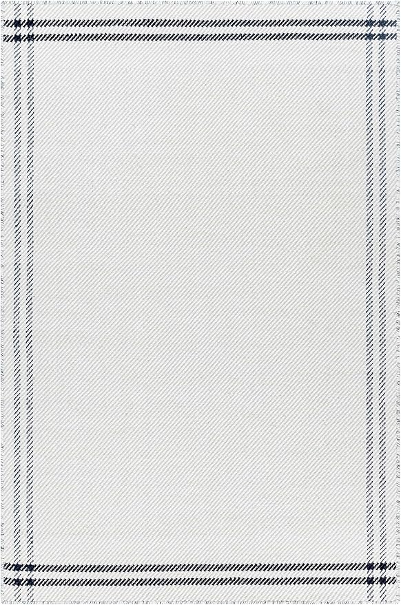 Mark&Day Wool Rugs, 6x9 Janmichael Cottage Light Silver/Black Area Rug, Silver Black Carpet for Living Room, Bedroom or Kitchen (6' x 9')