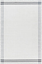 Mark&Day Wool Rugs, 2x8 Janmichael Cottage Light Silver/Black Runner Area Rug, Silver Black Carpet for Hallway, Kitchen, Bedroom or Living Room (2'6" x 8' Runner)
