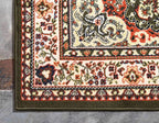 Unique Loom Reza Collection Traditional Persian Style Area Rug, 2 ft 2 in x 3 ft, Olive/Ivory