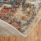 Unique Loom Isabella Collection Area Rug - Adjani (5' 1" x 8' Oval, Ivory/ Beige)