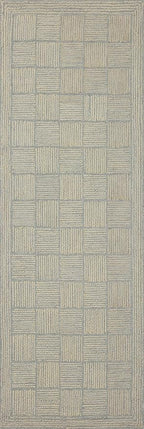 Loloi Chris Loves Julia Francis Collection FRA-03 Silver/Sky 3'-6" x 5'-6" Accent Rug