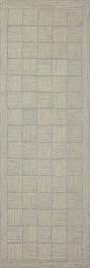 Loloi Chris Loves Julia Francis Collection FRA-03 Silver/Sky 2'-0" x 5'-0" Accent Rug